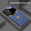 Сотовый Зеленый Конь Для Oppo A79 5G 58 78 74 60 4G Reno 11F Realme GT 6 11 Note 50 10 C55 X2 Закаленное Стекло Черный Чехол для Телефона