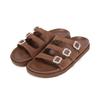 Barbara Cowhide Jewelry Buckle Daily Mule Slide 2.5cm 2 Colors Bbj332
