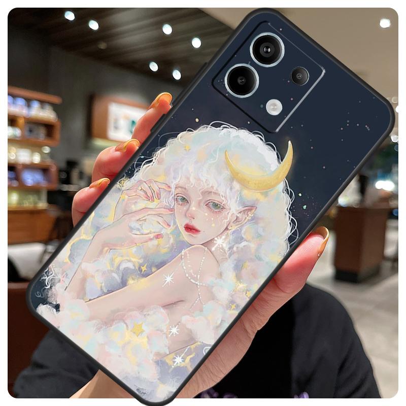 Милый и красивый чехол-раскраска для девочек для Xiaomi Redmi Note 13 12 9 10 11 14 15 Pro Plus Чехол для Redmi 14C 10C 12C 13C 15 C