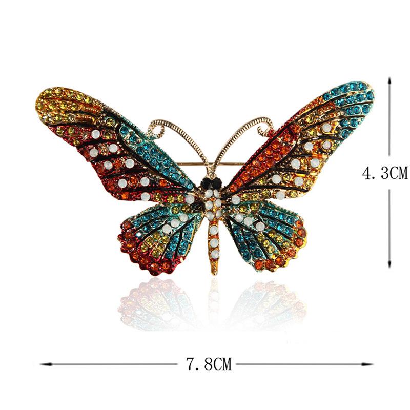 Брошь в виде бабочки, животного, булавки, женские украшения, подарочный букет, булавка