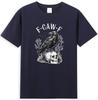 Halloween F Caw F Black Bird FCawF Crow With Skull Horror Graphic TShirt