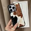 Для iPhone 17 16 15 14 13 12 11 Pro Max Air Case Коровья Кожа Личи Узор Силиконовый Чехол Для iPhone XS Max XR X 16E 16 Plus Мягкий Funda