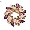 1 Pc Fashion Ladies Rhinestone Flower Bouquet Brooch Pin Scarf Bag Jewelry Charm