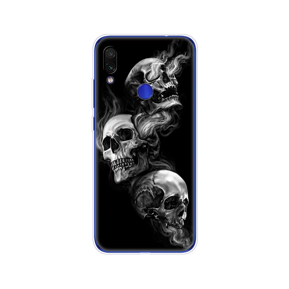 Чехол для Xiaomi Redmi Note 7, силиконовый чехол из мягкого ТПУ с рисунком для xiaomi Redmi Note 7, чехол 6,3 дюйма, чехол Fundas Coque Redmi Note 7 PRO, чехол