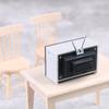 Dollhouse Miniature Ornaments Mini Retro Tv Toy Ornaments