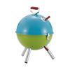Captain Stag Multi-Mini Barbecue Stove, Blue x Green, Smoke Compatible, for 2-3 People, M-6374