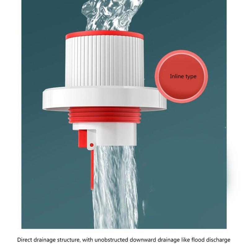 ABS Drain Seal Simple Installation Drain Trap Effective Drain Deodorizer Convenient Drain Solution Prevent unpleasant
