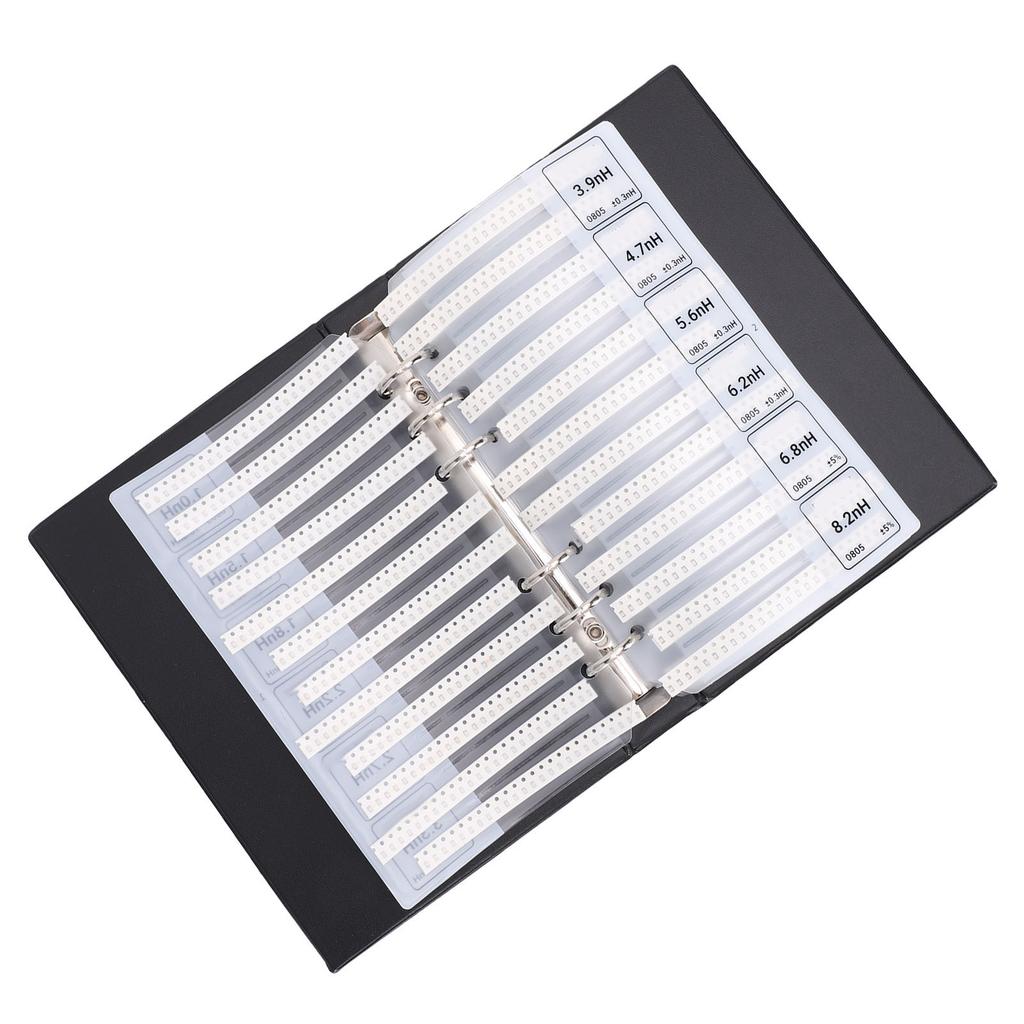 0805 SMD Индуктивность Книга образцов ПВХ 60 типов Чип-индуктивность Книга образцов электронных компонентов для электронной инженерии