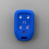 Силиконовый чехол для автомобильного ключа, брелок для Chevrolet Suburban Silverado GMC Terrain Yukon Tahoe Sierra Smart Auto Accessories Key Ring