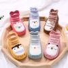 New Born Baby Socks with Rubber Soles Infant Baby Girls Boys Shoes Spring Autumn Baby Floor Socks Anti Slip Soft Sole Sock