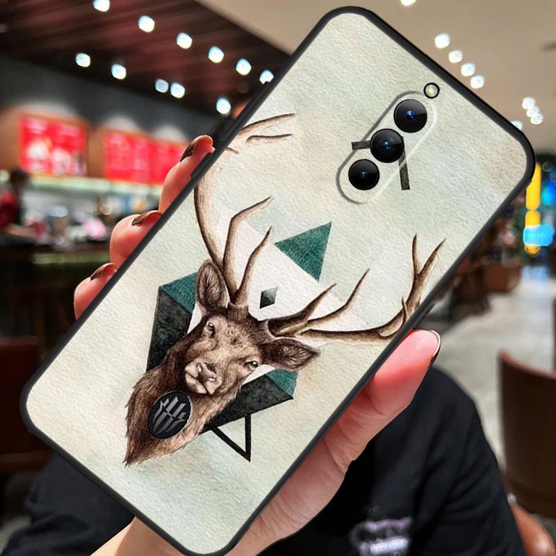 Чехол с оленем для ZTE Nubia Red Magic 10 Air 7 6S 7S Pro Red Magic 11 10 9 8 8S 9S 10S Pro Plus
