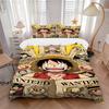 One Piece Adventure Print 3Pcs Bedding Setduvet Cover With 2 Bedropillowcase Home Birthday Gift