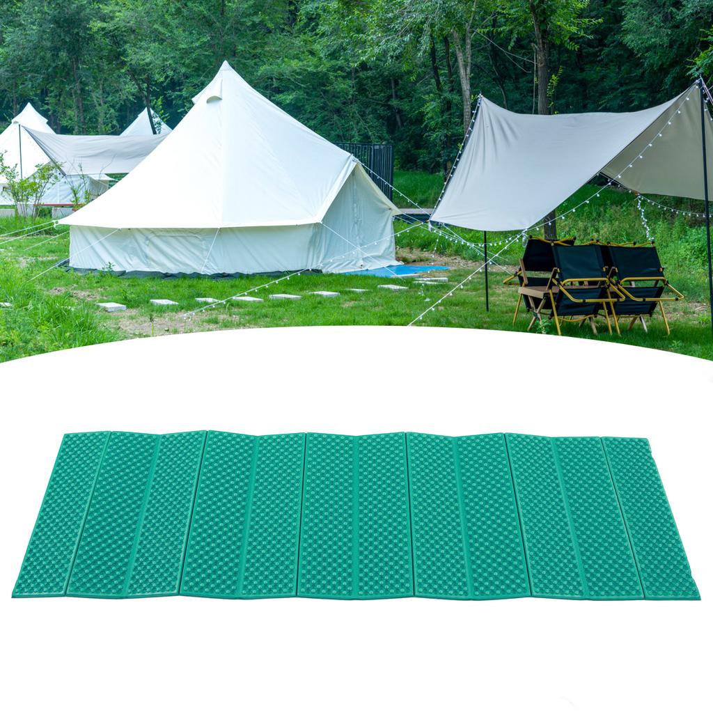 Double Egg Crate ing Pad Foldable Thickened Foam Mat for Outdoor Camping 186x57CM