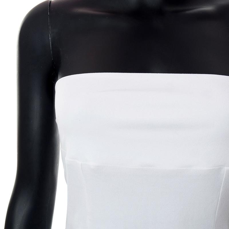 Y2k Корсет без бретелек Топы Летние белые майки с открытыми плечами Женский топ без рукавов Сексуальная облегающая одежда-бюстье