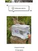Transparent Outdoor Camping Water Bucket with Faucet and Lid - Food Grade Square Storage Container for Drinking Water