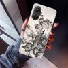 Чехол для телефона в китайском стиле, арт, тушь, для Xiaomi Poco X7 X6 X5 Pro F7 Ultra Redmi 15C 15 13 13C 12 12C 10 10A 10C 9 9A 9C 9T