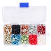 800pcs 10 Colors Plastic Rivets Kit Multicolor Punk Spikes Decoration  For DIY Crafts