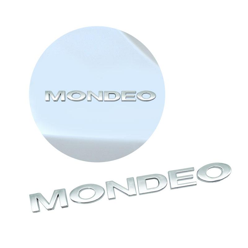 3D ABS for Ford Mondeo Taurus Ecosport Kuga Edge Explorer Mondeo Car Rear Trunk Emblem Chrome Badge Sticker Decals