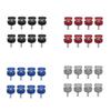 8PCS Hard Top Quick Removal Fastener Thumb Screw Steel Billet Aluminum M8 1.25 Thread Integrated D R