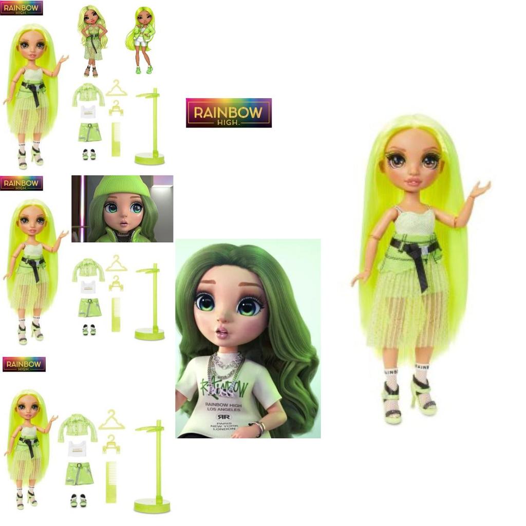 Набор модной куклы Rainbow High для девочек, игрушка-переодевание принцессы со сменными нарядами, реалистичная кукла