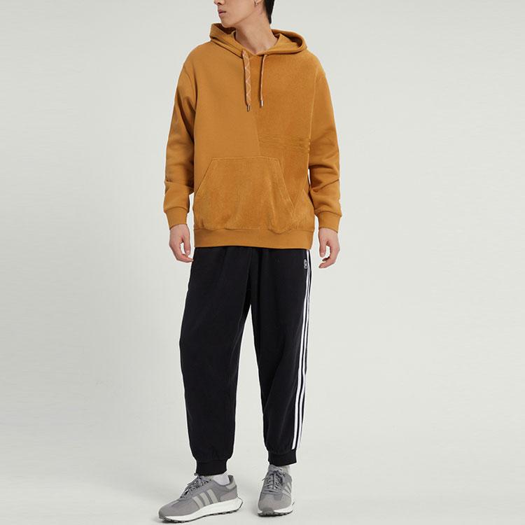 adidas Свободные спортивные брюки Neo Brand с вертикальными полосками, мужские, черные, HN8738