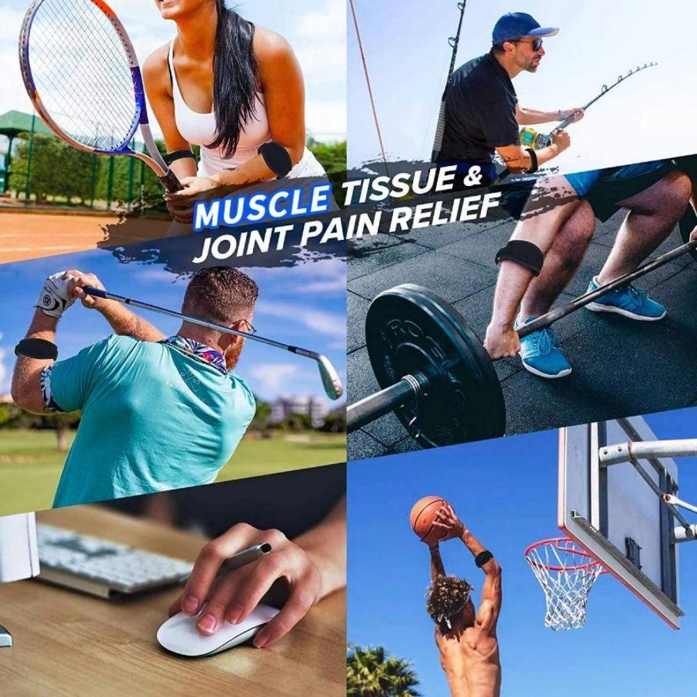 with Compression Pad Adjustable Elbow Support 3Colors Forearm Band  for Women and Men