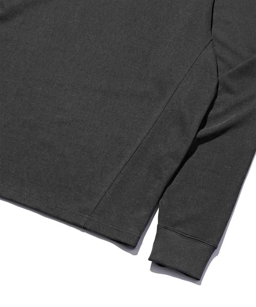 DISCUS ATHLETIC Raglan Logo Long Sleeve Pigment Charcoal