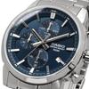 Casio Стандартные мужские часы 1/10 Хронограф Кварцевые MTP-E510D-2A2V синие