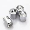 4Pcs Metal Tire Valve Cap Car Tyre Air Stems Cover Accessories For Honda Civic FIT Accord Prelude CRV 5th City CRZ CRX Jazz HRV