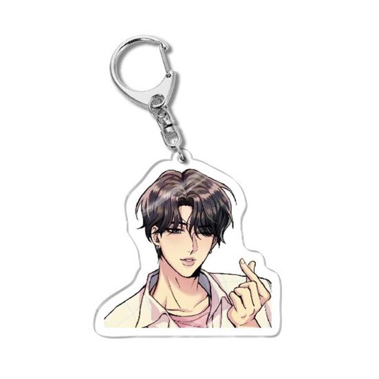 Корейский Поп Мультфильм Шарм Акриловый Аниме Персонаж Мальчик Тигр Брелок Шарм Милый Шарм для Сумки Рюкзака