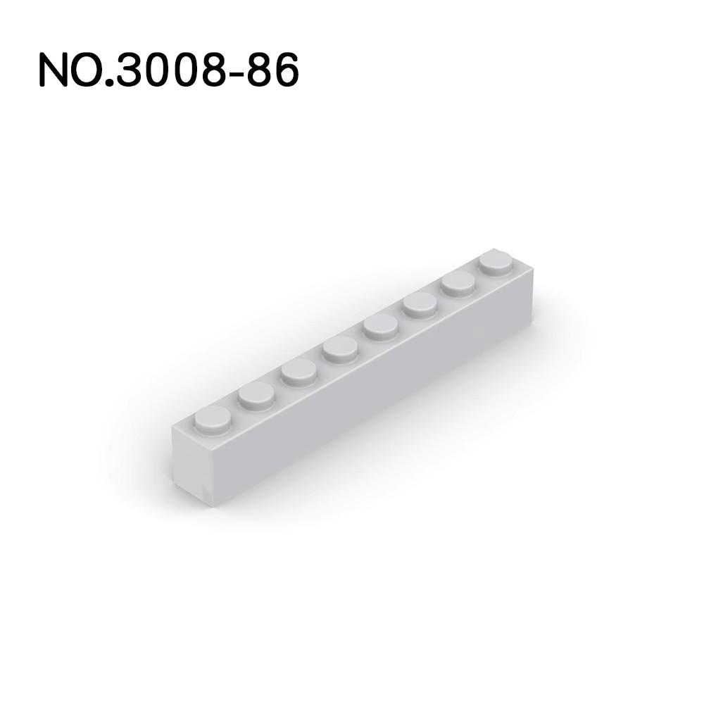 20 шт. Детали MOC 3008 Кирпичик 1x8 Совместимые Конструктор DIY Строительные Блоки Частицы Головоломка для Мозга Ребенка Игрушка Подарок на День Рождения