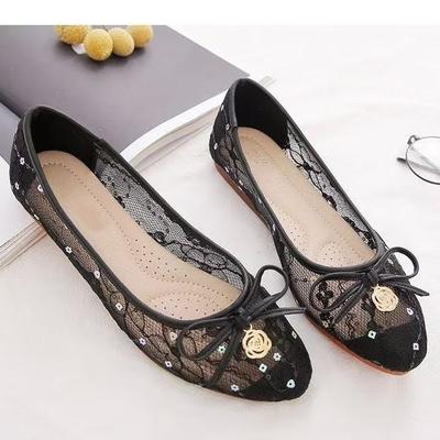 Одинарная обувь женская летняя и осенняя дышащая сетчатая обувь-бини универсальные сандалии женская обувь на шнуровке мягкая подошва плоская обувь сетчатая обувь