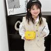 Chic Korean Style Girls Crossbody Bag Fashionable Quilted Chain Shoulder Bag For Toddlers
