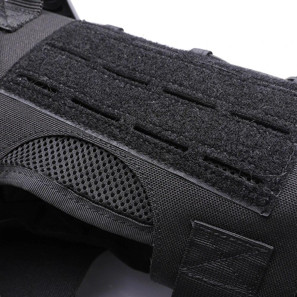 Тактическая шлейка для собак без тяги, шлейка для домашних животных, жилет, одежда, регулируемые защитные вещи для средних и больших собак, принадлежности для дрессировки, нейлон