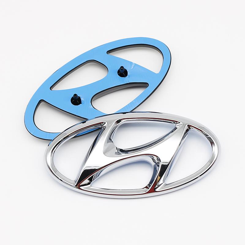3D ABS Наклейка Логотип на переднюю решетку и багажник автомобиля Для Hyundai I10 Elantra Getz Sonata XG Terracan Tucson Coupe Trajet Matrix Эмблема CC5