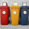 6 Pack 6" Glass, Paper, Plastic, Metal, Trash, Recycle Sign Stickers - Self-Adhesive Vinyl Decal Recycle s - Eco-Friendly Trash Can Signs - 6" -