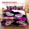 1PC KPop Demon Hunters pattern Bedding Quilt Set Quilt Cover Pillowcase Home Decoration (1 * duvet cover + 2 * pillowcase, without core)