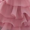 Luxury Baby Sequin Party Dress For Girl Christmas Toddler Layered Bow 1st Birthday Wedding Girl Dresses Formal Lace Baby Clothes