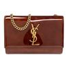 Ysl Kate Бронзовая фурнитура Магнитная застежка Телячья кожа Сумка на плечо Сумка через плечо Маленькие женские сумки Коричневый 469390-AAD9W-2175