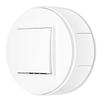 Single round surface-mounted box icon and mini, white color PUO-1