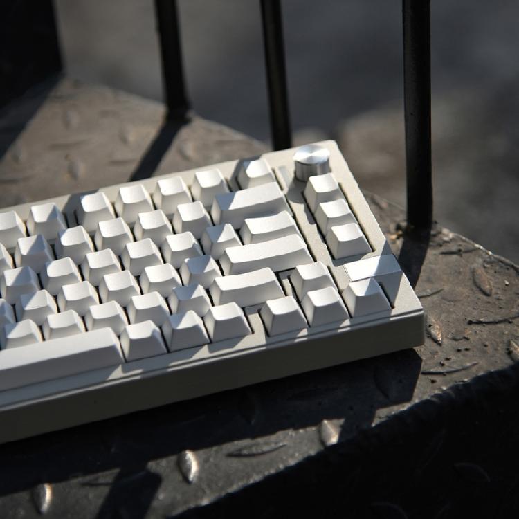137 шт. Колпачки клавиш CherryProfile PBT Минималистичные белые колпачки для механической клавиатуры Минималистичные пустые колпачки