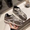 Модные повседневные кроссовки женские дизайнерские ретро беговые кроссовки Tenis De Mujer модные тканевые дышащие обувь на платформе с увеличением высоты
