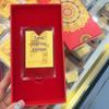 Наклейка на мобильный телефон из чистого золота 999 пробы с гладким листом - 2 мг клей, дизайн золотой раковины, подарок
