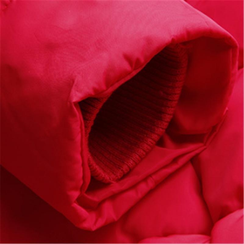 Women's Winter Coat Long Cotton Padded Jacket Slim Female Thick Down Jacket