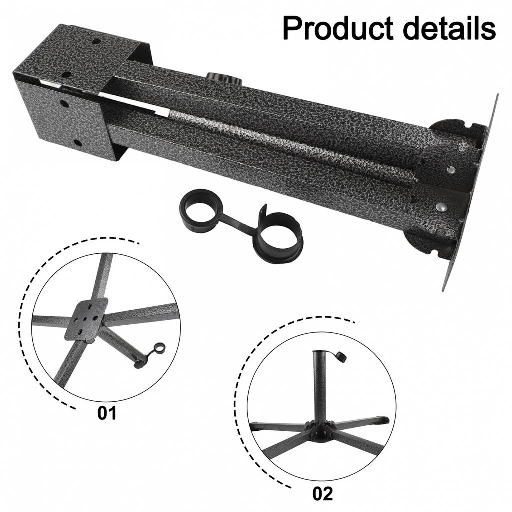 Adjustable Center Hole Collapsible Umbrella Holder Umbrella Base Stand