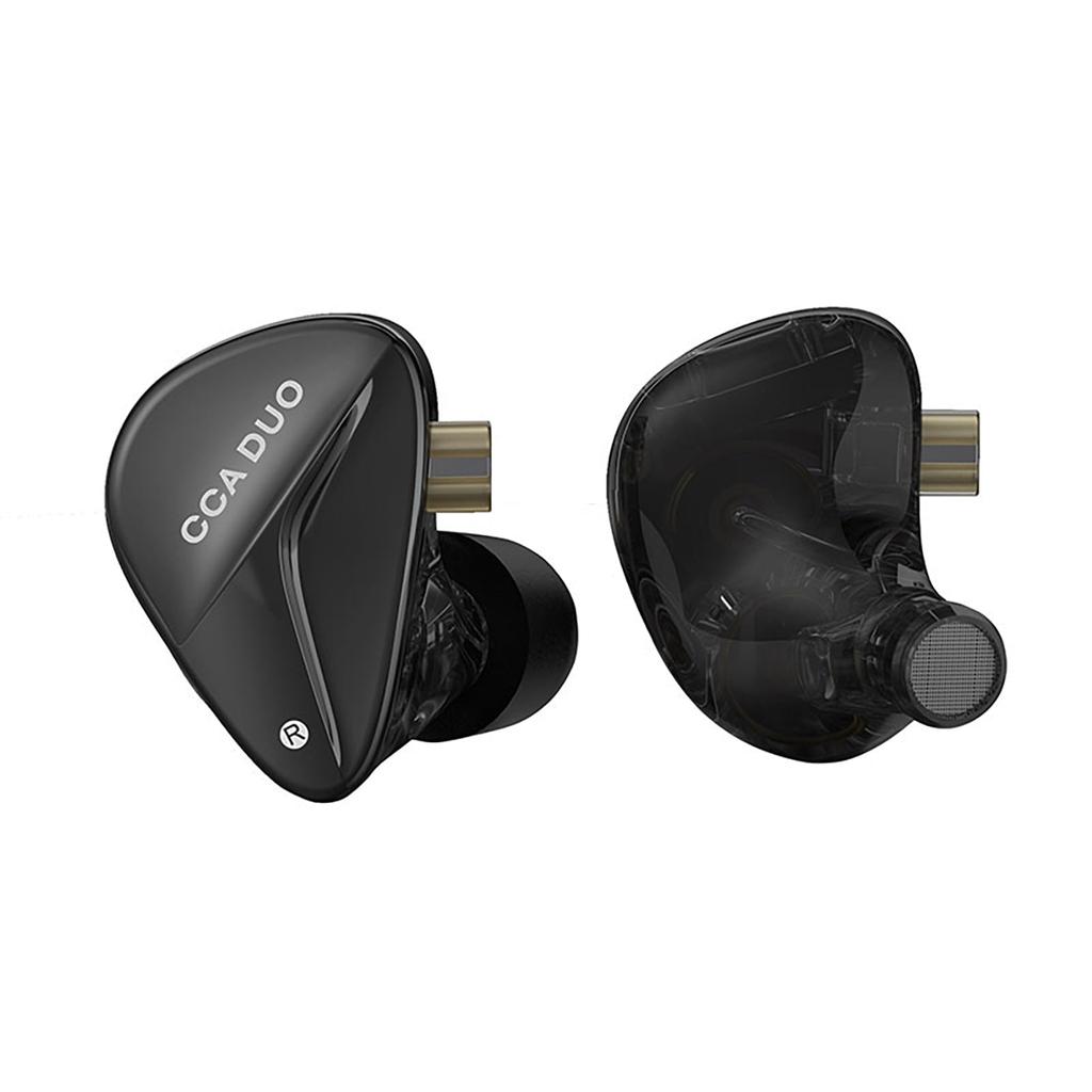 LINSOUL CCA DUO 2DD Динамические наушники высокого класса с 7-мм+7-мм динамическими драйверами, эргономичный дизайн, совместимы с ноутбуками, плеерами, ЦАП и усилителями, и