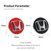 kymcz10 4Pcs Car Wheel Hub Cover Rim Center Cap Accessories For Honda Civic Fit Jazz Accord Pilot CRV Odyssey Passport City Shuttle HRV