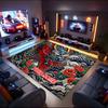 1PC Custom Name Dragon Tattoo Artwork Theme Floor Mat Ideal for Living Room, Game Rooms, Office, Bedroom,Floor Mat Playful Design