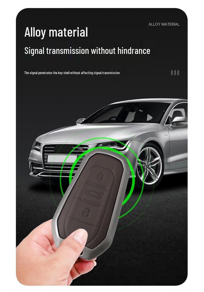 Чехол для ключа Dongfeng Citroën для моделей Versailles C5X, C6, Tianyi, Elysee, C3XR, Sega, C4L