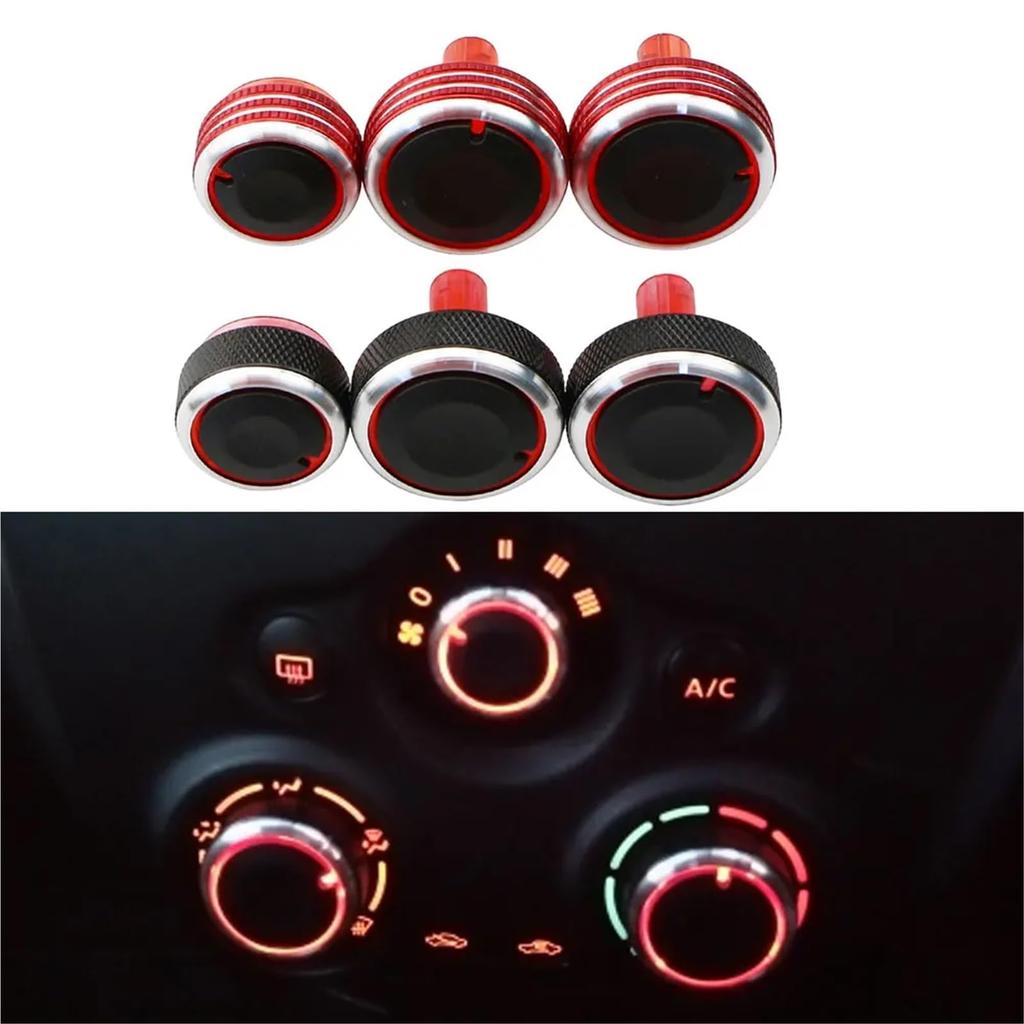 SUREYEAH AC Knob Fits Nissan Cube Z12 Latio Almera Vasa N17 Note E12 Mitsuo